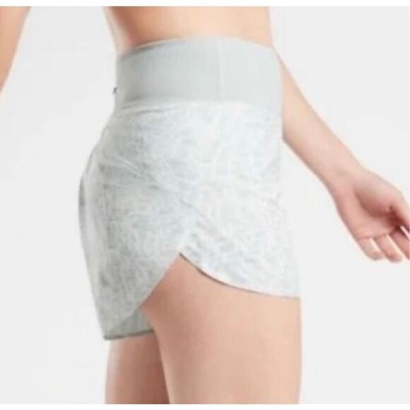 Athleta Printed Run With It Shorts Women's 1xl 3.5" Inseam Running Athletic new - Picture 2 of 8